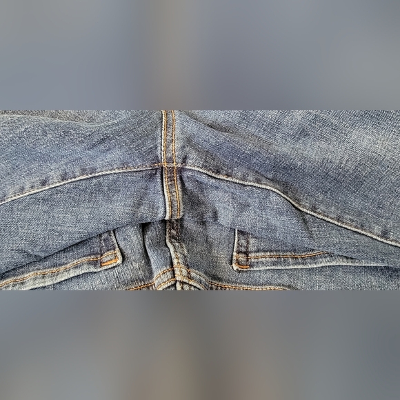 Chaps Slim Boyfriend Blue Jeans Medium Wash High Rise CDCHB0121-WAL 14 32 - Picture 8 of 11